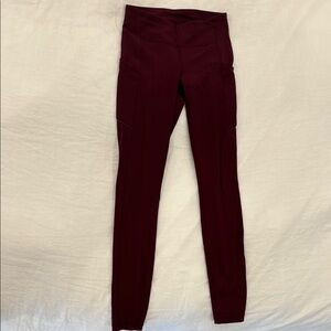 lululemon athletica Burgundy Leggings